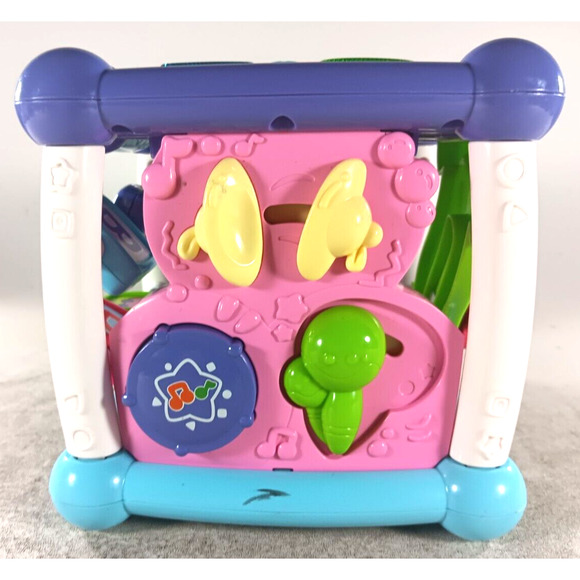 VTech Busy Learners Activity Cube Purple - Picture 6 of 7